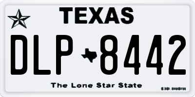 TX license plate DLP8442