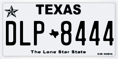 TX license plate DLP8444