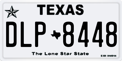 TX license plate DLP8448