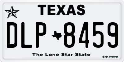 TX license plate DLP8459