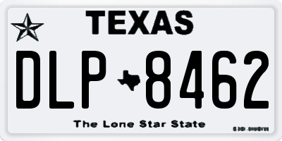 TX license plate DLP8462