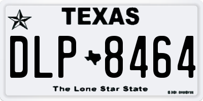 TX license plate DLP8464