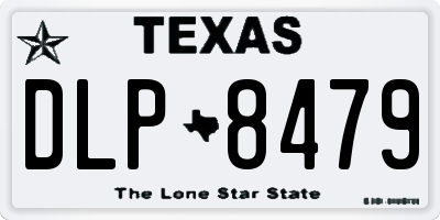 TX license plate DLP8479