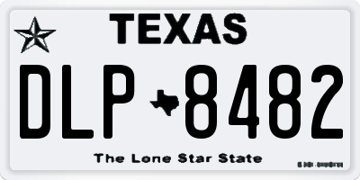 TX license plate DLP8482