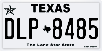 TX license plate DLP8485
