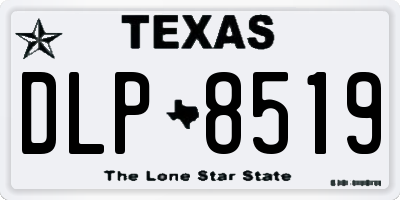 TX license plate DLP8519