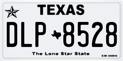 TX license plate DLP8528