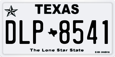 TX license plate DLP8541