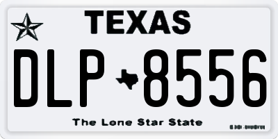 TX license plate DLP8556