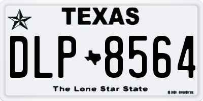 TX license plate DLP8564