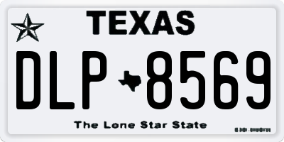 TX license plate DLP8569