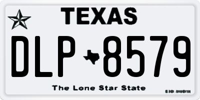 TX license plate DLP8579