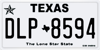 TX license plate DLP8594