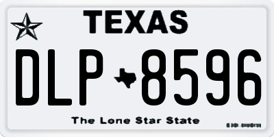 TX license plate DLP8596