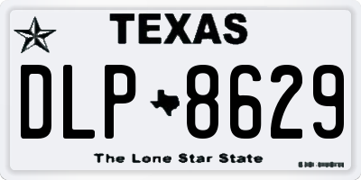 TX license plate DLP8629