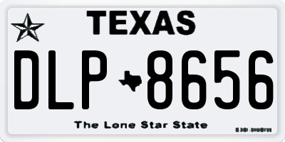TX license plate DLP8656