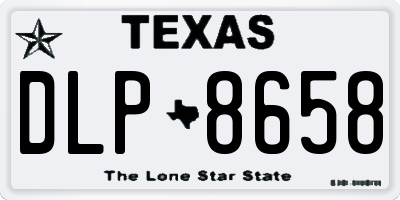 TX license plate DLP8658