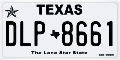 TX license plate DLP8661