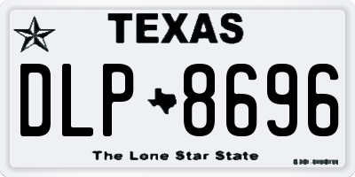 TX license plate DLP8696