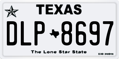 TX license plate DLP8697