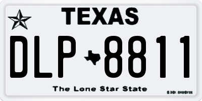 TX license plate DLP8811