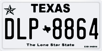 TX license plate DLP8864