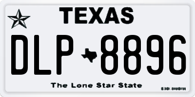 TX license plate DLP8896
