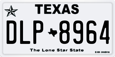 TX license plate DLP8964