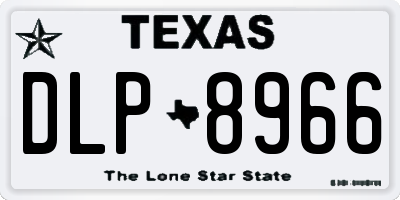TX license plate DLP8966