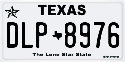 TX license plate DLP8976