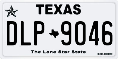 TX license plate DLP9046