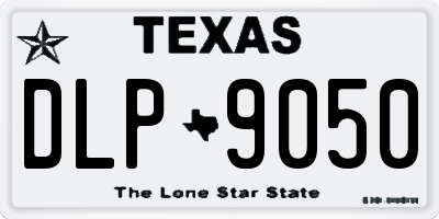 TX license plate DLP9050