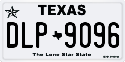 TX license plate DLP9096