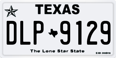 TX license plate DLP9129