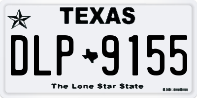 TX license plate DLP9155
