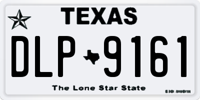 TX license plate DLP9161