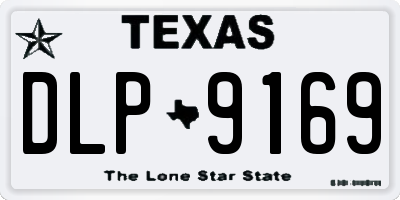 TX license plate DLP9169