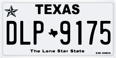 TX license plate DLP9175