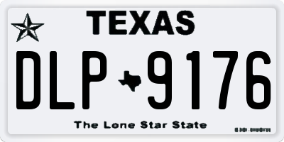 TX license plate DLP9176