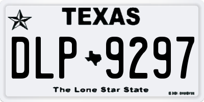 TX license plate DLP9297