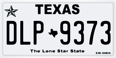 TX license plate DLP9373
