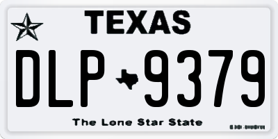 TX license plate DLP9379