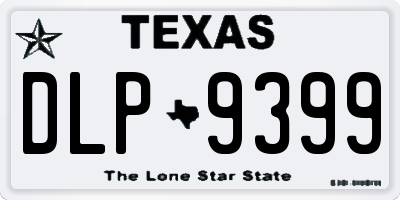 TX license plate DLP9399