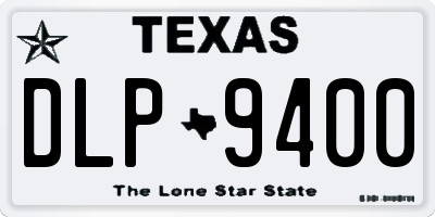 TX license plate DLP9400