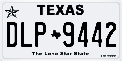 TX license plate DLP9442