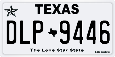 TX license plate DLP9446