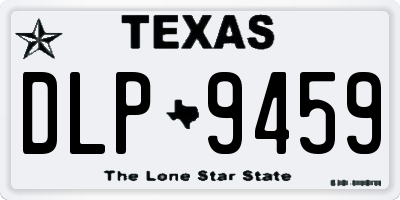 TX license plate DLP9459