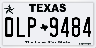 TX license plate DLP9484