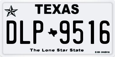 TX license plate DLP9516