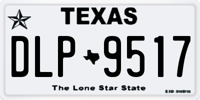 TX license plate DLP9517
